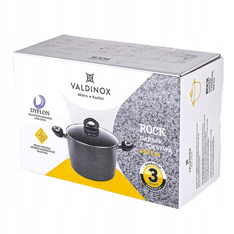 pot VALDINOX ROCK 3,2 liter with lid 20cm ALTOM DESIGN Packaging status original