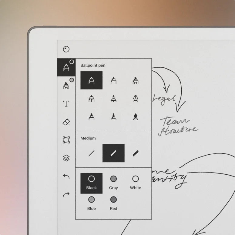 reMarkable Paper Pure 10,3" 32GB, Marker Plus, Notebook, E-book, E-ink Packaging status original