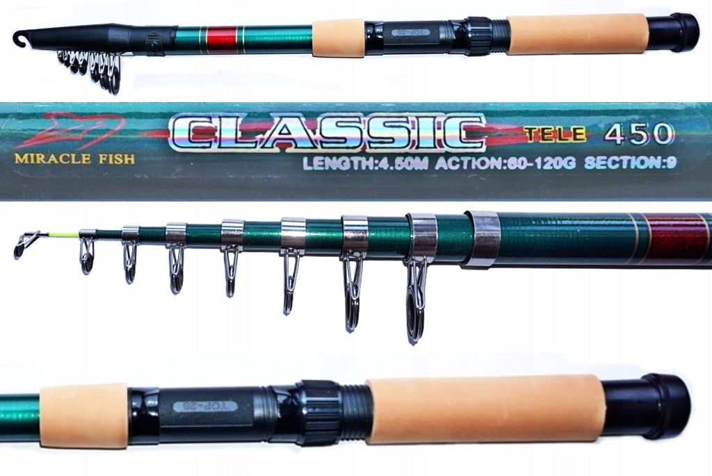 rod CLASSIC 450cm. 60-120gr. + SH3000 6BB - FOR FLOAT, GROUND AND LIVE Manufacturer code wt33