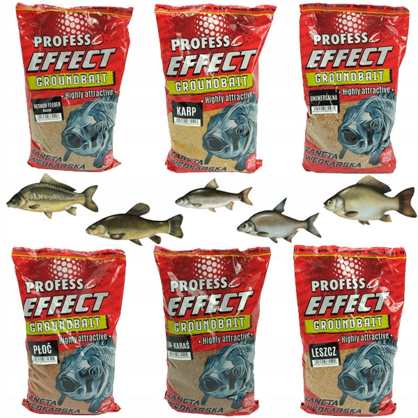 set FISHING BAIT 2+2kg Effect + OPTIMA + 3x method feeder basket Manufacturer code Effect 2kg, Optima 2kg + 3+1 zestaw method