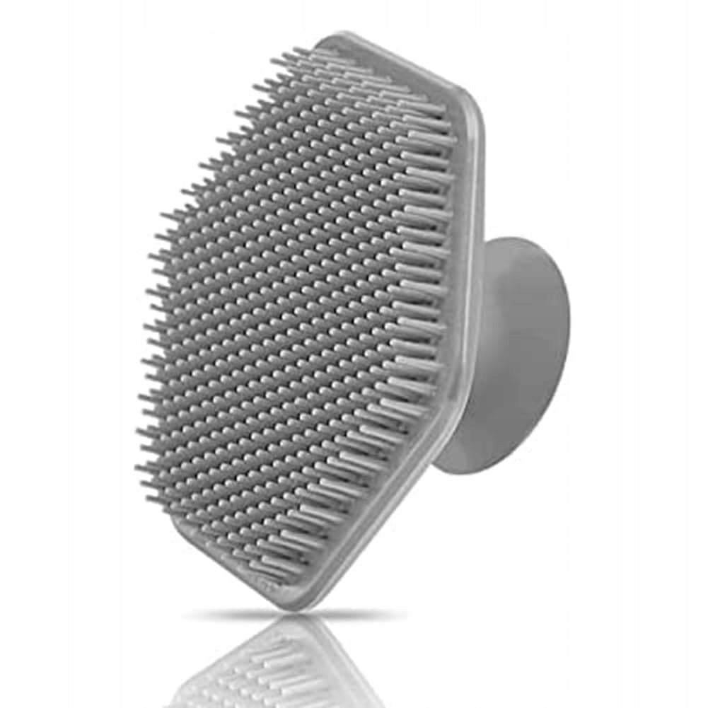 silicone face brush grey soft for daily cleansing