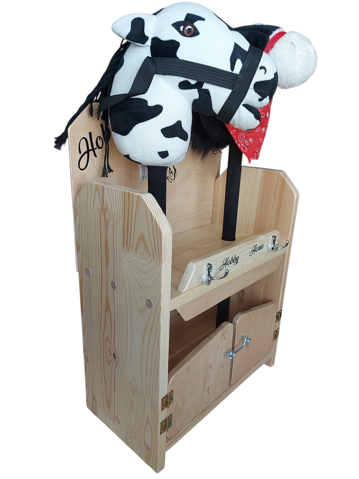 stable hobby horse for 2 horses wooden Stand hobby horse Boxing for horses Brand no brand