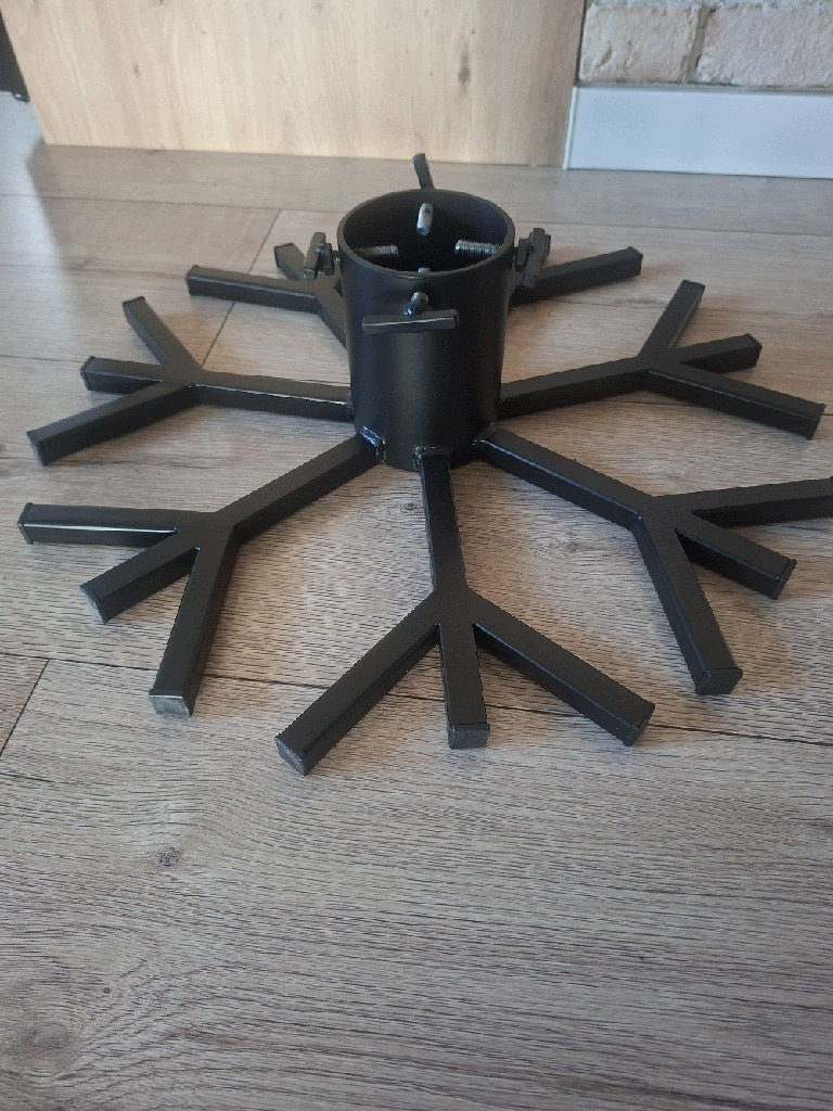 stojak na choinke sniezynka loft Material metal