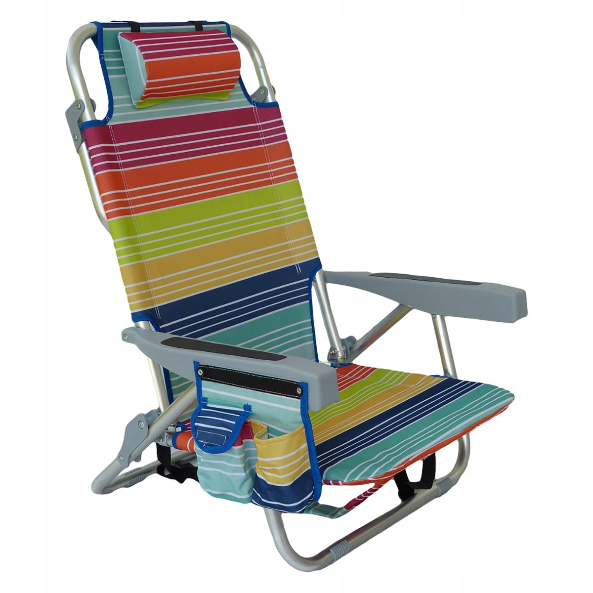 sun lounger MULTICOLOR beach, ALUMINUM, garden. Color multicolor