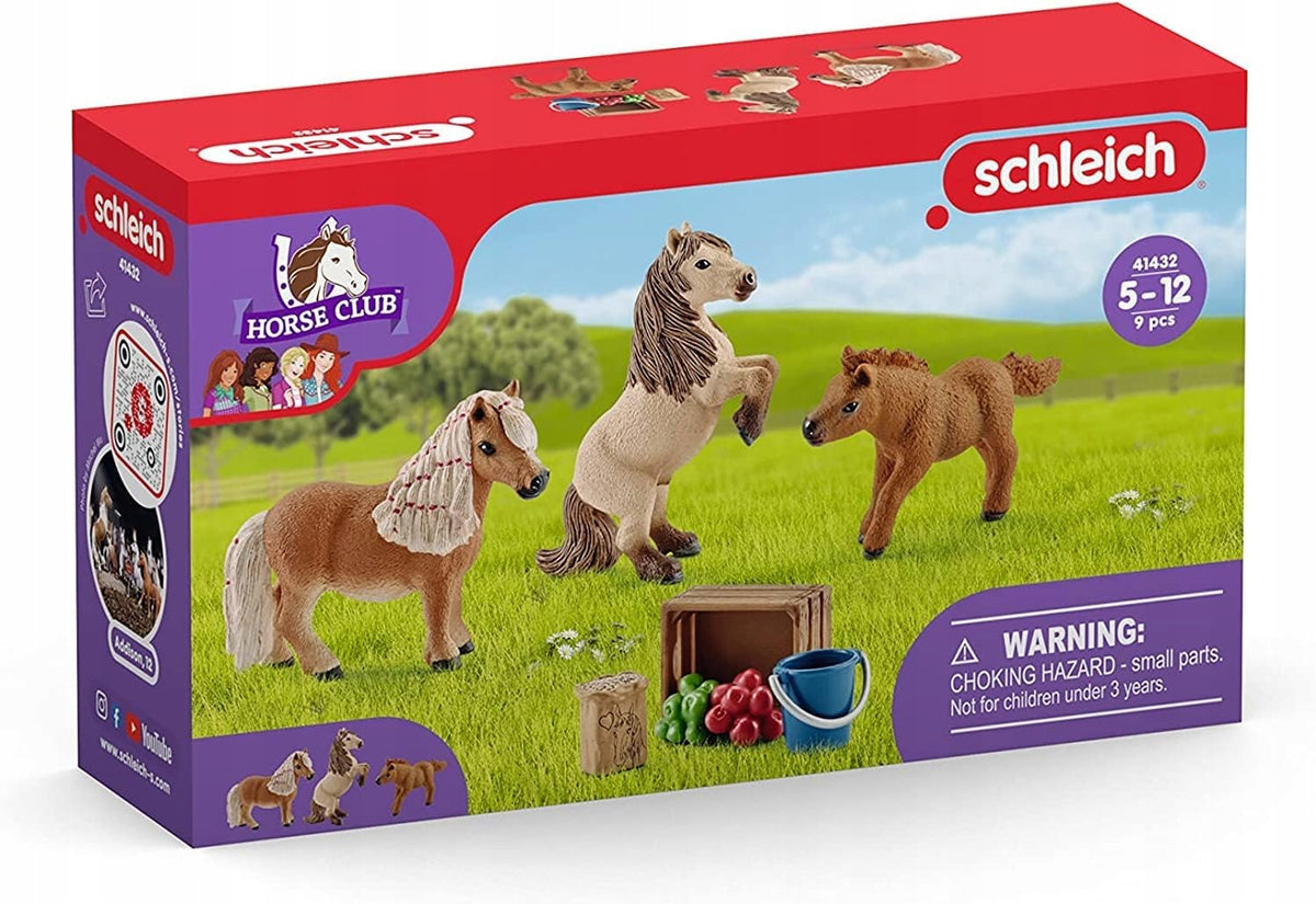 toy SCHLEICH 41432 Shetland pony family Horse Club Horses Horse