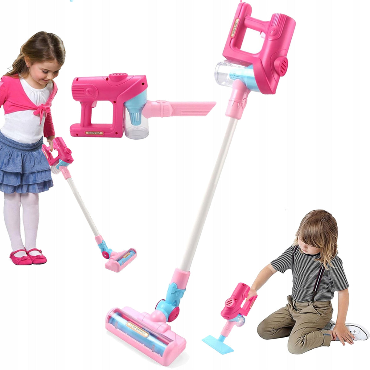 upright vacuum cleaner for children suction function sound pulls 2 modes Gifts