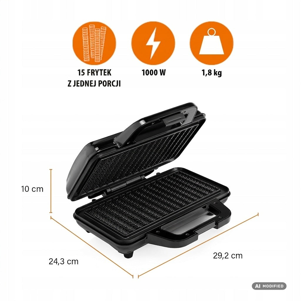 urządzenie do robienia frytek waflowych, 1000 W, Tristar WF-1171 Manufacturer code WF-1171