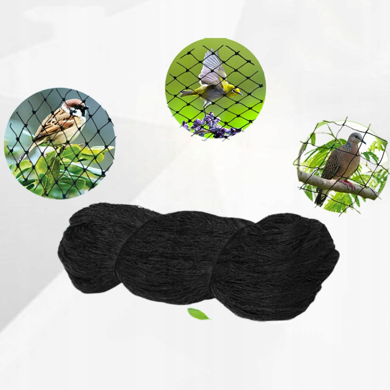 very STRONG STARLINGS NET 7,5m x 5m for BIRDS for aviary for trees with UV Color green