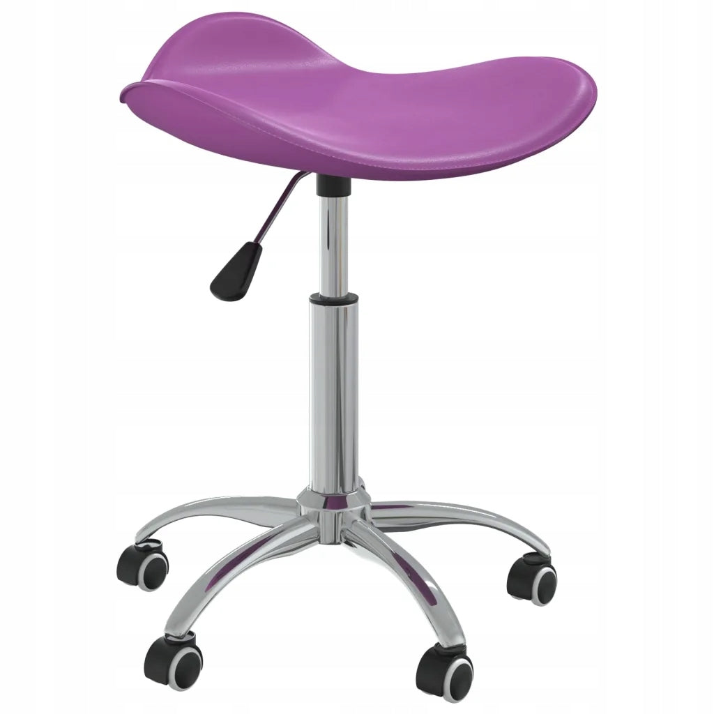 vidaXL Cosmetic stool, purple, faux leather