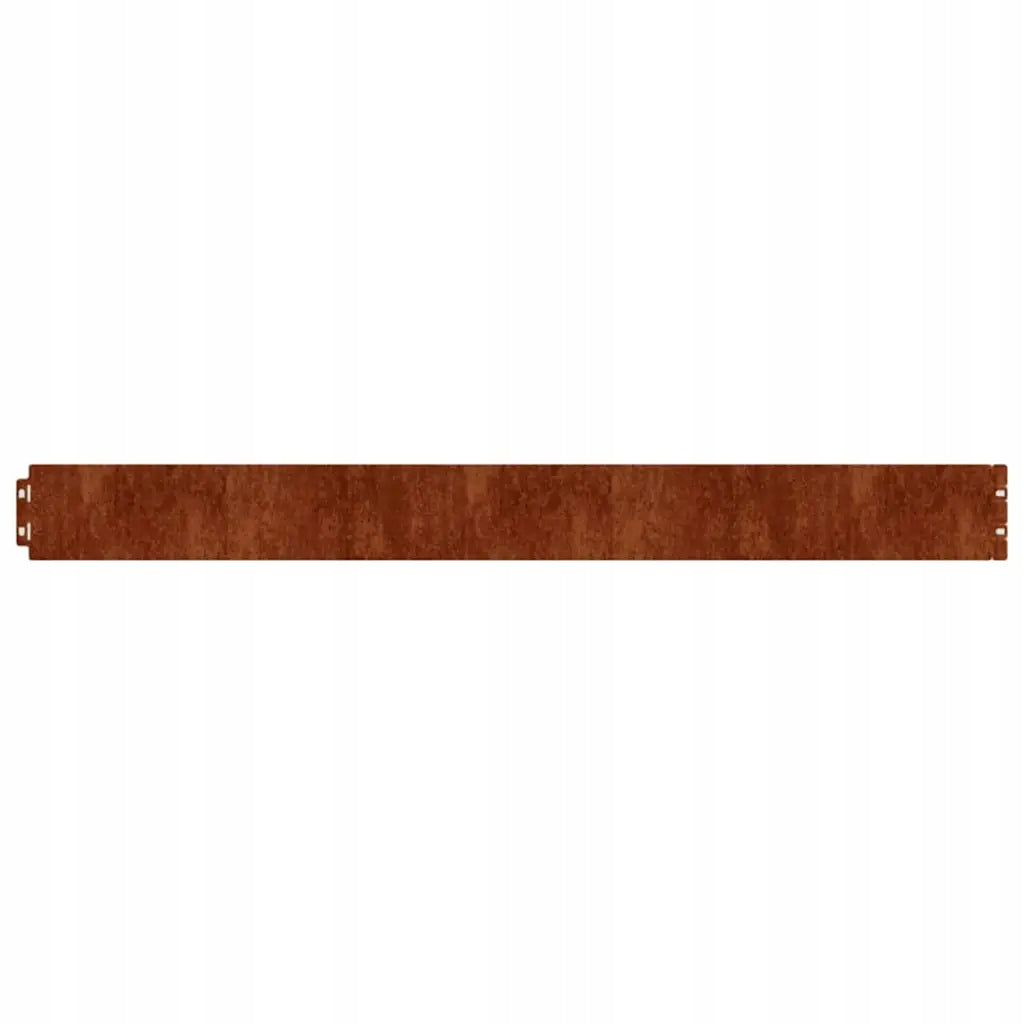 vidaXL Lawn edging, 10 pcs, 10x103 cm, flexible, Corten steel EAN (GTIN) 8720287145608
