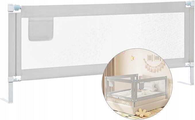 volt 200cm PROTECTIVE BARRIER FOR BED Oxford light grey Manufacturer code BR200