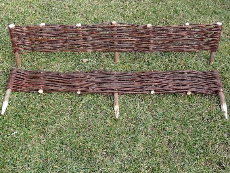 wicker palisade, wicker rim wicker fence +120x20! Manufacturer no brand
