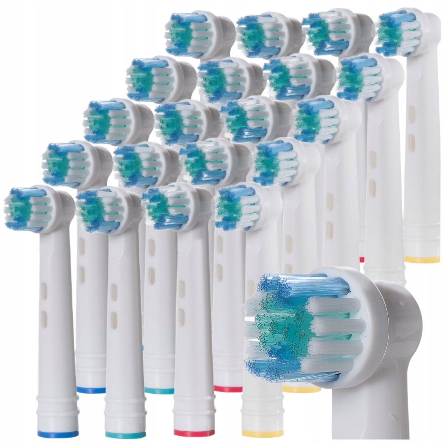 x20 TIPS FOR ELECTRIC TOOTHBRUSH ORAL-B BRAUN ORAL B SET OF 20 PCS. Packaging status original